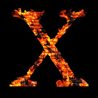 Yangın yazı tipi bölümü yazma 