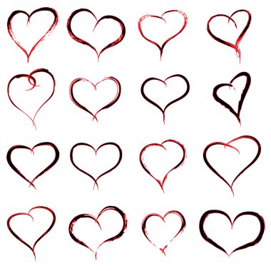 kalpleri sevgi simgeler kümesi 