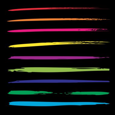 El yapımı fırça darbeleri