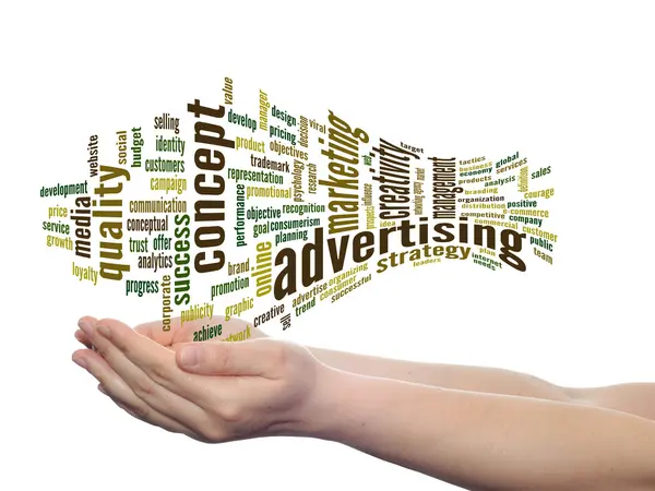 Marketing word cloud — Stock Photo, Image