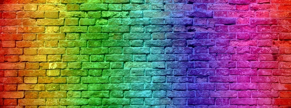 낙서 오래 된 벽돌 벽 텍스처 — 스톡 사진