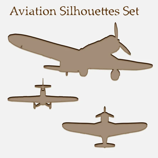 A set of brown planes — Stock Photo, Image