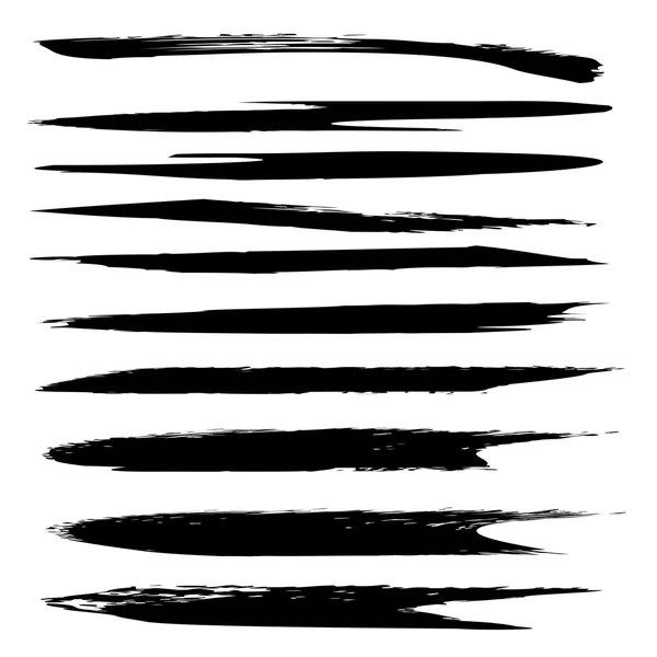 Creative brush strokes — Stock Vector