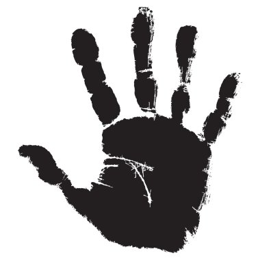 siyah boya insan eli 