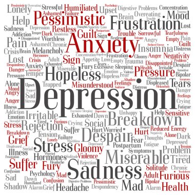 duygusal bozukluk kelime bulutu 