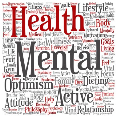 ruh sağlığı soyut yuvarlak 