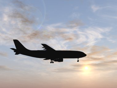  kavramsal siyah uçak