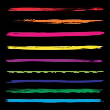 El yapımı fırça darbeleri