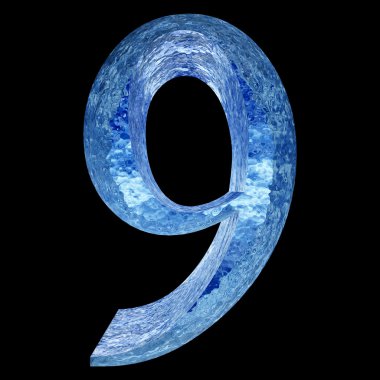 buz yazı tipi kümesinin parçası 