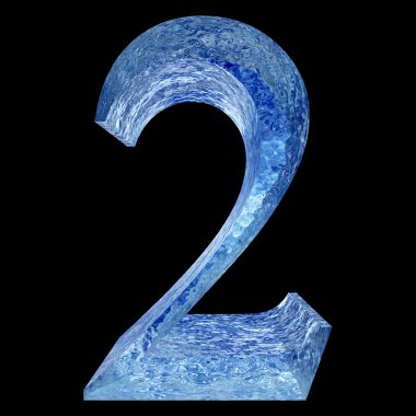 buz yazı tipi kümesinin parçası 