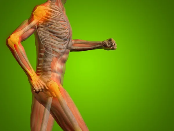 Humano con dolor articular —  Fotos de Stock