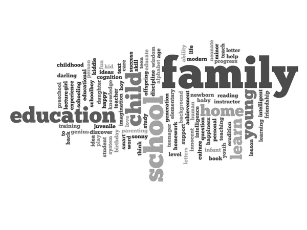 Education abstract word cloud — Stock Photo, Image