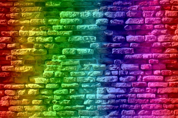 Graffiti old  brick wall texture — Stock Photo, Image