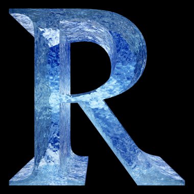 buz yazı tipi kümesinin parçası 