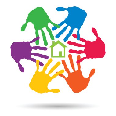  kavramsal yeşil ev işareti 