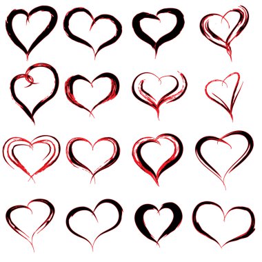 kalpleri sevgi simgeler kümesi 