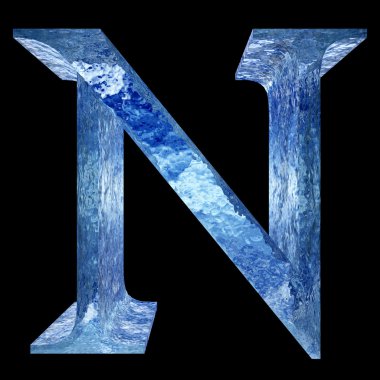 buz yazı tipi kümesinin parçası 