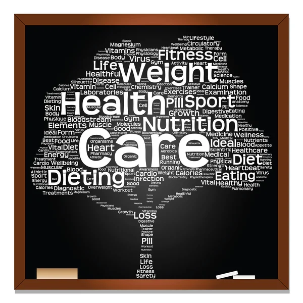Health  text word cloud — Stock Photo, Image