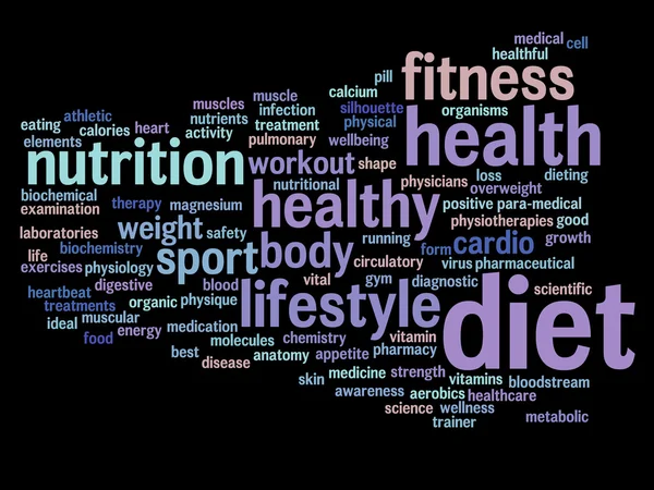 Health word cloud — Stock Photo, Image