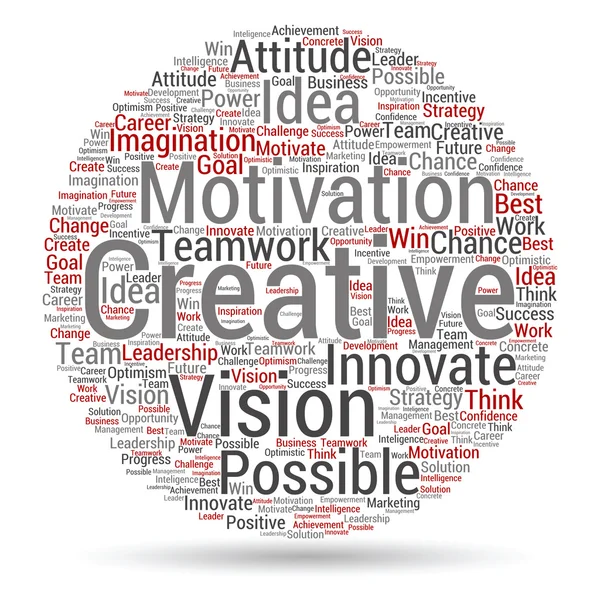Creatieve Business Word Cloud — Stockfoto