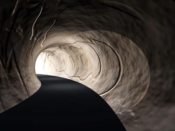 Absztrakt közúti alagútja — Stock Fotó