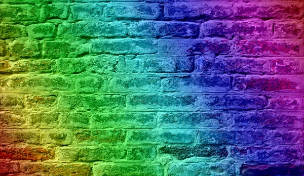 Graffiti old  brick wall texture — Stock Photo, Image