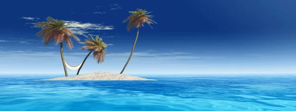 island with palm trees