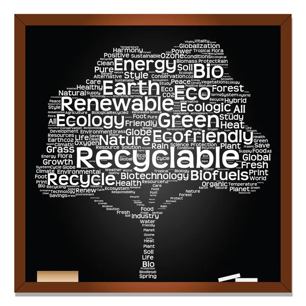 Texto de ecología como wordcloud —  Fotos de Stock