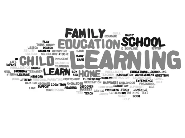 Education abstract word cloud — Stock Photo, Image