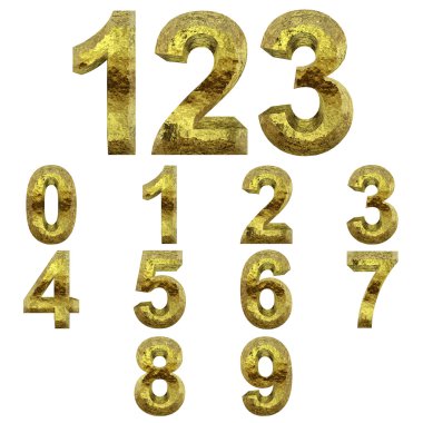  parlak metal yazı tipi