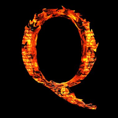 Yangın yazı tipi bölümü yazma 