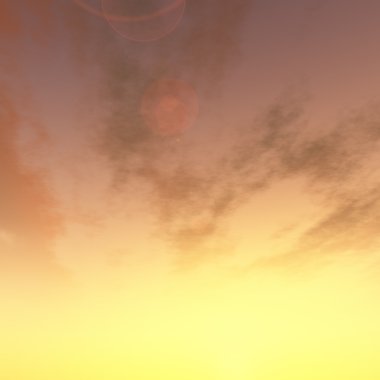 gündoğumu arka plan bulutlar ile 