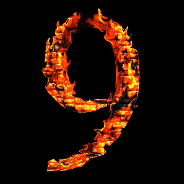 ไฟไหม้หมายเลขเก้า — ภาพถ่ายสต็อก