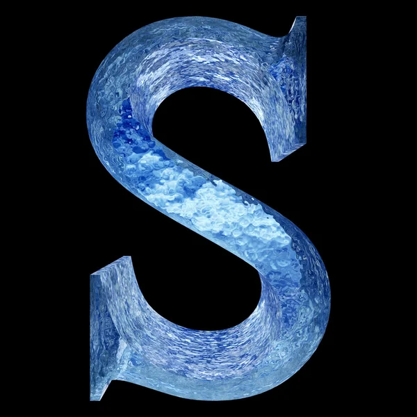 Ice font part of set — Stock Photo, Image