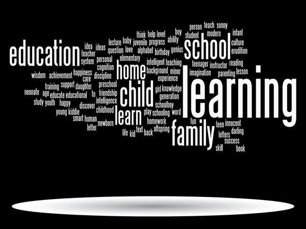 Educación Word Cloud — Foto de Stock