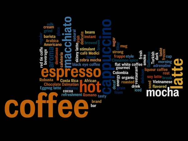 Espresso palabra abstracta nube —  Fotos de Stock