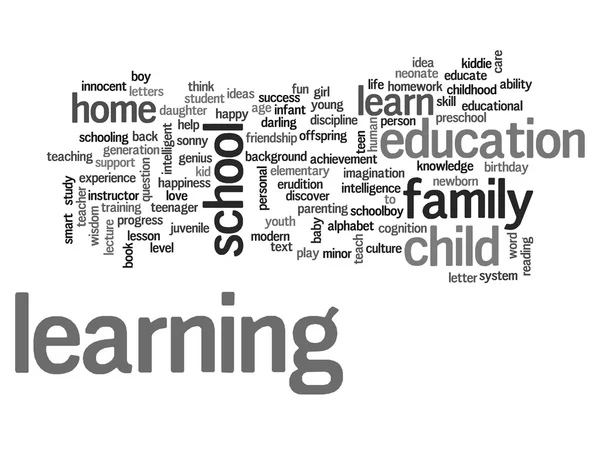 Utbildning word cloud — Stockfoto