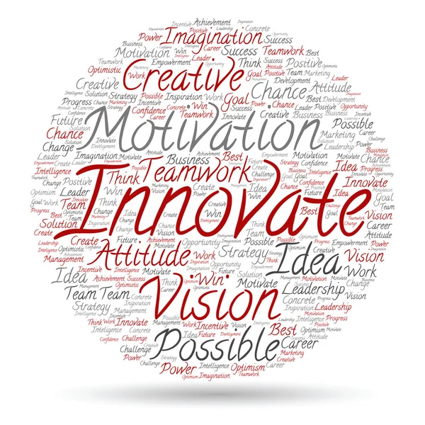 Creative business word cloud — Stock Photo, Image