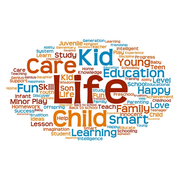 Education abstract word cloud — Stock Photo, Image