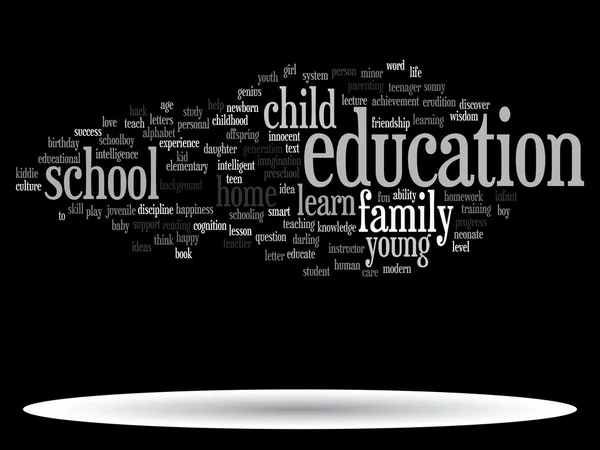 Educação Word Cloud — Fotografia de Stock