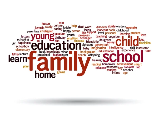 Educação Word Cloud — Fotografia de Stock