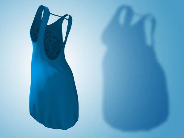 Έννοια Του Λίπους Υπέρβαρη Παχύσαρκη Σκιά Γυναικείο Φόρεμα Στολή Λεπτή — Φωτογραφία Αρχείου