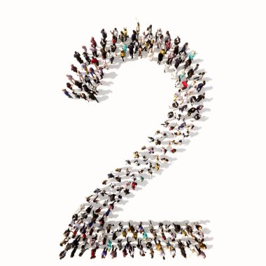 Yazı tipi 2 'yi oluşturan kavramsal ya da kavramsal geniş topluluk. Birlik ve çeşitlilik için 3d illüstrasyon metaforu, insani yardım, takım çalışması, işbirliği, eğitim, arkadaşlık ve toplum