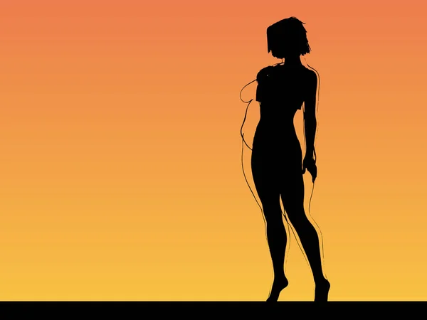 Концептуальный Лишний Вес Толстая Женщина Против Стройный Подходят Здоровое Тело — стоковое фото