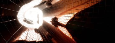 Başarının, inancın, geleceğin ya da umudun metaforu olarak parlak bir ışığa sahip kavramsal ya da kavramsal karanlık tünel ya da kavramsal karanlık tünel, yürüyen adamın yeni fırsatlara ya da özgürlüğe giden siyah silueti.