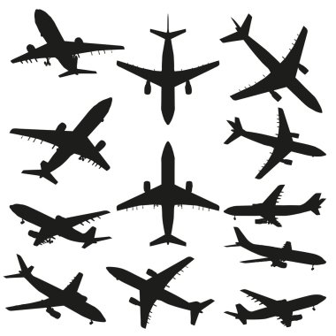 Uçan siyah uçaklar