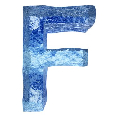 Kavramsal 3d blue Ice