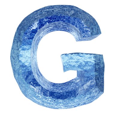 Kavramsal 3d blue Ice