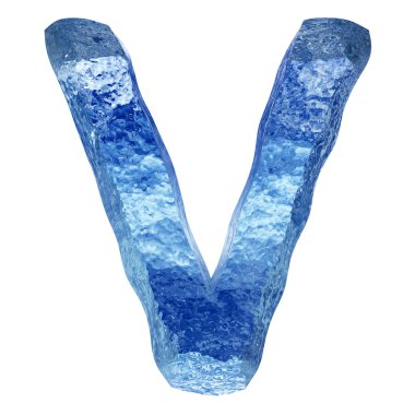 Kavramsal 3d blue Ice