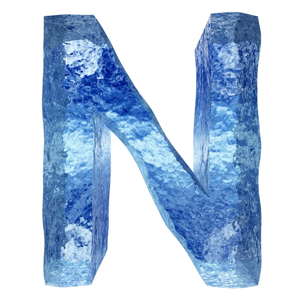 Conceptuele 3d blauw ijs — Stockfoto